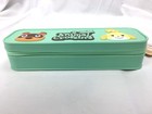 New Animal Crossing Silicone Green Pencil Box Case Pen Markers Zippered