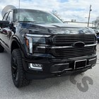 For 2024-2025 Ford F150 F-150 Platinum King Ranch Front Upper Grille Gloss Black