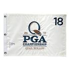 Justin Thomas Signed 2017 Pga Championship Quail Hallow Golf Pin Flag Jsa Coa