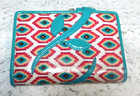 Vera Bradley Best Bud Call Me Coral Frill Wallet Pre Owned Condition