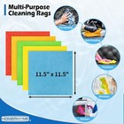 Microfiber Cleaning Cloth Set Of 100 Towel Rag Car Polishing Detailing Noscratch