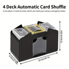 4-deck Automatic Battery Operated Playing Card Shuffler Casino Casino Blackjack