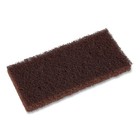 Boardwalk 403b 4 62 In  X 10 In  Heavy-duty Utility Pad - Brown  10 carton  New