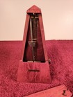 Vintage Wood Seth Thomas Metronome Windup With Front Cover Nice 