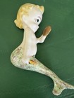1950s Vintage Mermaid Wall Plaque Mcm Made In Japan