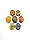 7 Chakra Stones Set - Reiki Healing Crystal With Engraved Chakra Symbols