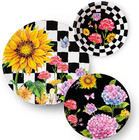 Sunflower 12-piece Melamine Dinnerware Set Include Plates dishes And Bowls  Serv