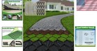 2-inch Thick Gravel Ground Grid 4ft X 10ft - High Load Geocell Stabilization