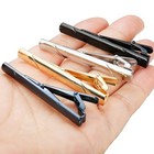 4pcs Men Stainless Steel Tie Clip Necktie Bar Clasp Clamp Pin Collar Accessories