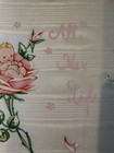 Beautiful 1955 Vintage Pink Little Girl Baby Book Unused Cute Illustrations