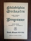 Sergei Rachmaninoff 1909-1940 Philadelphia Orchestra Carnegie Hall Programs