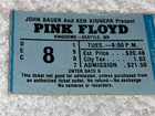 Pink Floyd 1987 Concert Ticket Stub Kingdome David Gilmour Rick Wright  Ephemera