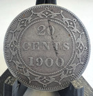 1900 Newfoundland  Canada  20 Twenty Cents  Victoria  Silver  Km  4