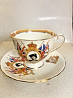 Queen Elizabeth Ii 1953 Coronation Teacup   Saucer  windsor Bone China England