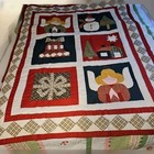 Christmas Handmade Patchwork Throw 50 x60  New
