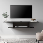 Floating Entertainment Center Wall Mounted Media Console Tv Stand Component Shel