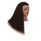 Mannequin Head 16  100  Real Hair Hairdresser Cosmetology Mannequin Manikin T   