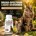 Cat Dewormer For Cats   Kittens  Broad Spectrum For Tapeworms  Roundworms   H   