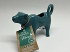 The Pioneer Woman Stoneware Teal Turquoise Blue Cow Creamer Ceramic Pitcher