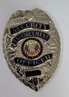 Security Enforcement Officer Badge Nos Silver  Tone Best Lite