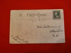 African American Thanksgiving  1909 Postcard Stamped
