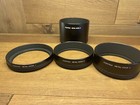  look   Near Mint  Contax Metal Lens Hood   Ring   Metal Cap System Kit From Jpn