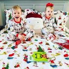 Pottery Barn Grinch Rudolph Santa Christmas Seuss Kid Holiday Pillowcase Set 2