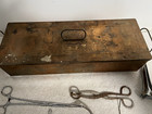 Lot Of 16 Antique Surgical Instruments And Box For Display