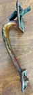 2 Heavy Sargent Bronze  Brass Door Handles With Thumb Levers Vintage antique