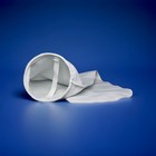 50 Pack - 50 Micron Poly Felt Filter Bags  2 Plastic Flange - Liquid Filtration