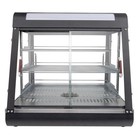 3 Tiers Commercial Food Warmer Display Countertop Pizza Heated Show Case W bulb