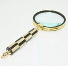 Antique Nautical Brass Magnifier