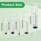 5 Pcs Plastic Syringe  1ml 3ml 5ml 10ml 20ml Feeding Syringes For Liquid  No    