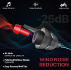 Motorcycle Ear Plugs 2 Pairs  Wind Noise Reduction   Premium Hearing Protection