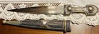 Antique Imperial Russian Caucasus Silver Niello Steel Handmade Dagger Kinjal 19c