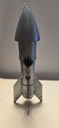 Vintage Berzac Astro Mfg  Rocket Mechanical Bank 1957 Space Age Works No Key 