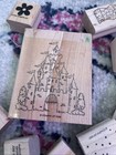 Big Lot Of Stampin  Up  And Other Brands Wooden Rubber Stamps