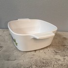 Corningware Summer Blush Pansy Square Casserole Dish W  Handles 1 5 Qt A-1 1 2-b