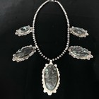 Beautiful Native American S s Handmade Crafted Turquoise Necklace 177 Grams
