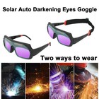 2pcs Welding Glasses Auto Darkening Goggles Mask Safety Automatic Dimming Welder