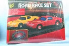 Super Speed Road Race Set  1980 s  Battery Operated Slot Cars Firebird  nib new 