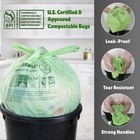 100  Compostable Food Scrap Bags Bpi Certified  1 6 Gal  2 6 Gal  3 Gal  13 Gal 