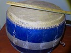   Cut   Ludwig 1920s Large Barrel-shaped Tack-tom W Original Hardware   Heads