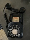 Vintage Bell System Western Electric Black Rotary Desk Phone  Untested