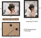 8x10 Picture Frame Set Of 5 black Photo Frames Display 8 x10  Pictures picture F
