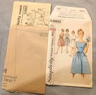 Simplicity 5460 Junior Wrap Dress Sz 11 B 31 5  Uncut Sewing Pattern Vtg 1963