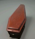 Vintage Solid Wood Handmade Gothic Real Casket Coffin Furniture Coffee Table
