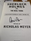 Nicholas Meyer   Sherlock Holmes And The Real Thing Case History Signed 1st 2025