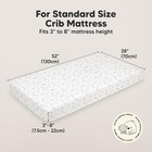 2-pack Organic Crib Sheets For Boys  Girls - 52x28 Fitted Crib Mattress Sheet Ne
