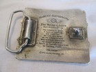 Rare 1992 Harley Davidson Western Spirit  Belt Buckle Tuquoise With Eagle Htf